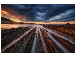 canvas-print-zumaia-flysch-vi