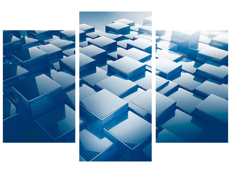 modern-3-piece-canvas-print-3d-cubes-ii