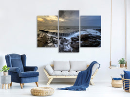 modern-3-piece-canvas-print-evening-mood-at-the-sea