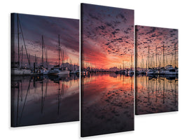 modern-3-piece-canvas-print-evening-mood-in-the-harbor