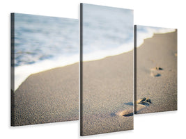 modern-3-piece-canvas-print-footprints-in-the-sand-on-the-beach