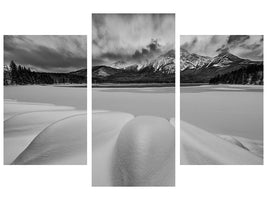 modern-3-piece-canvas-print-pyramid-lake-in-winter