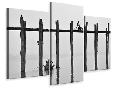 modern-3-piece-canvas-print-u-bein-bridge-myanmar
