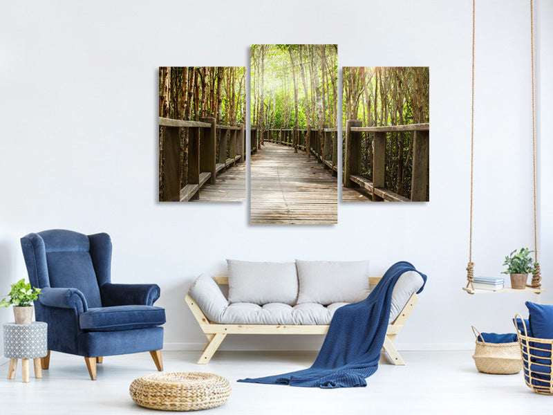 modern-3-piece-canvas-print-wooden-bridge