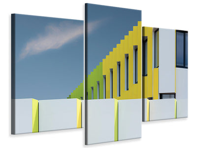 modern-3-piece-canvas-print-zigzag-facade