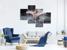 modern-4-piece-canvas-print-bathing-fun