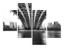 modern-4-piece-canvas-print-bridge-to-another-world