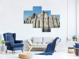 modern-4-piece-canvas-print-castle-gravensteen