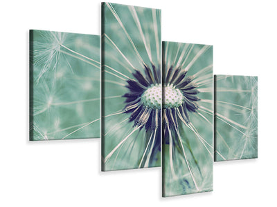 modern-4-piece-canvas-print-close-up-dandelion