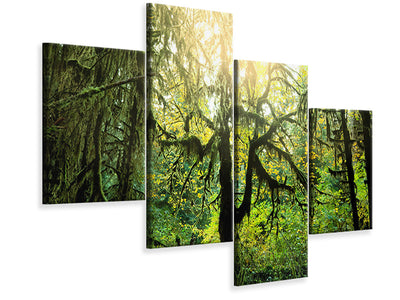 modern-4-piece-canvas-print-dreamy-forest