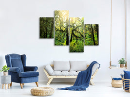 modern-4-piece-canvas-print-dreamy-forest