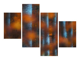 modern-4-piece-canvas-print-hidden-forest