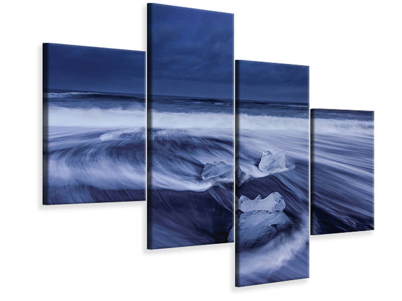 modern-4-piece-canvas-print-ice-skull