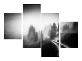 modern-4-piece-canvas-print-in-the-mountains