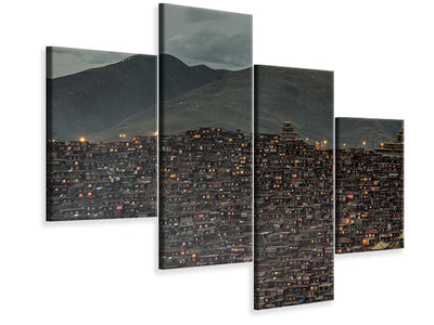 modern-4-piece-canvas-print-larung-gar-buddist-institute-ii