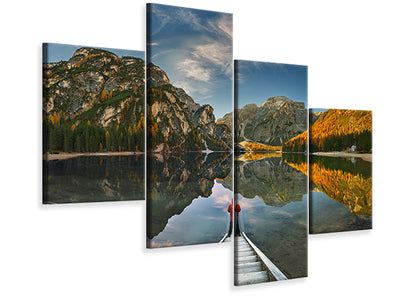 modern-4-piece-canvas-print-morning-silence