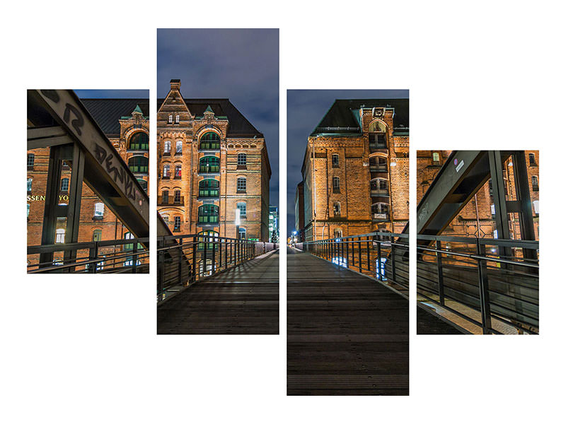 modern-4-piece-canvas-print-on-the-long-bridge