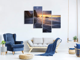 modern-4-piece-canvas-print-raging-tide