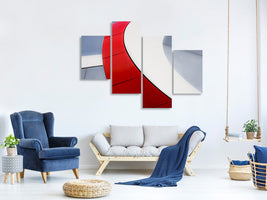 modern-4-piece-canvas-print-red-bow