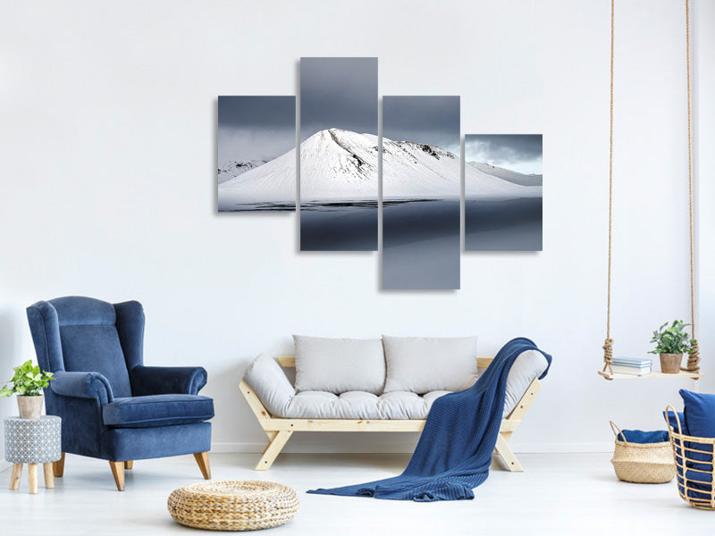 modern-4-piece-canvas-print-the-white-mountain
