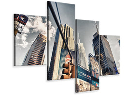 modern-4-piece-canvas-print-times-square