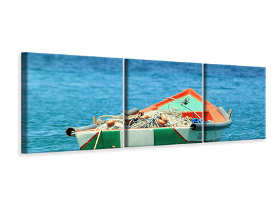 panoramic-3-piece-canvas-print-a-fishing-boat