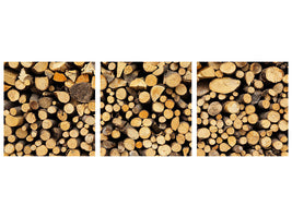 panoramic-3-piece-canvas-print-firewood