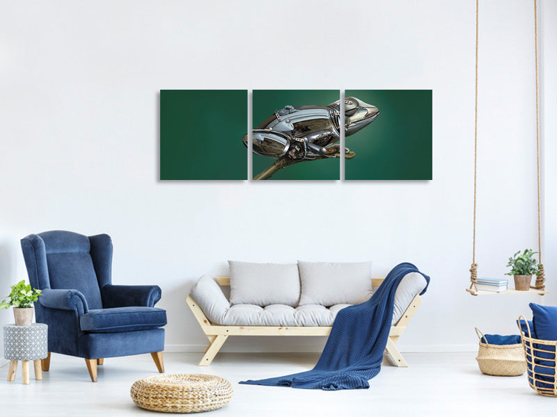 panoramic-3-piece-canvas-print-frog