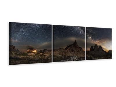 panoramic-3-piece-canvas-print-galaxy-dolomites