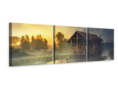 panoramic-3-piece-canvas-print-secretive-hut