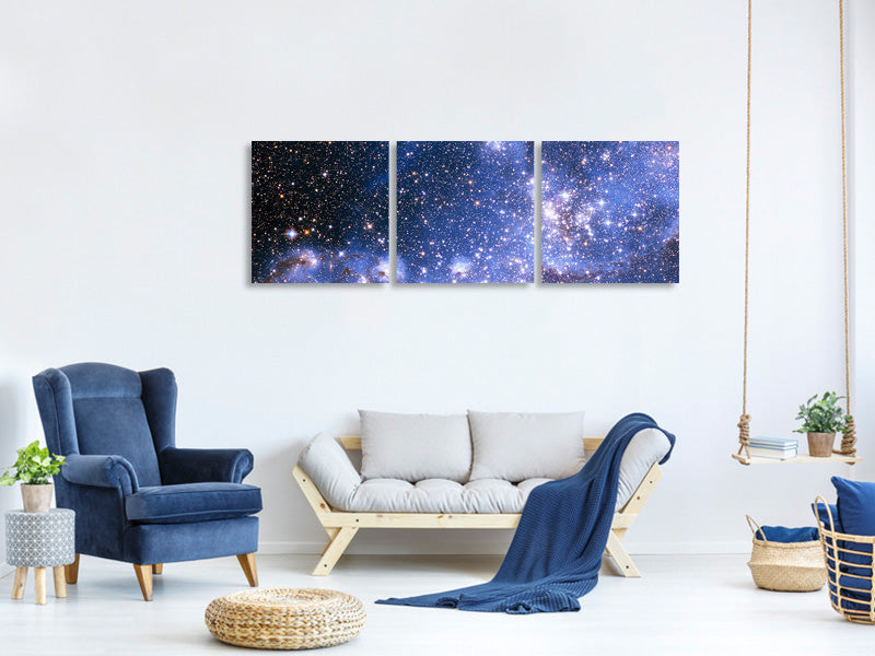 panoramic-3-piece-canvas-print-starry-sky