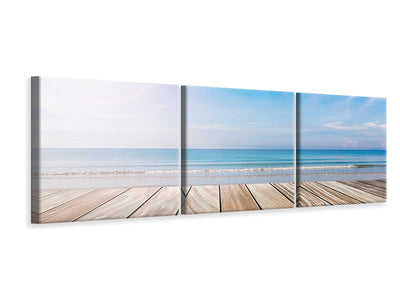 panoramic-3-piece-canvas-print-the-beautiful-beach-house