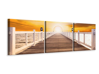 panoramic-3-piece-canvas-print-the-bridge-on-happiness