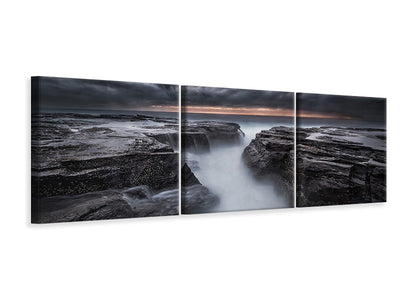 panoramic-3-piece-canvas-print-the-darkness-before-dawn