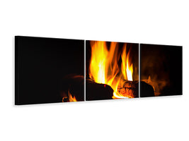 panoramic-3-piece-canvas-print-the-fireplace