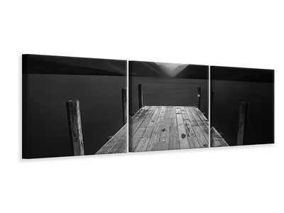 panoramic-3-piece-canvas-print-the-lake-p