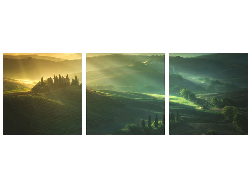 panoramic-3-piece-canvas-print-tuscany-val-dorcia-sunrise